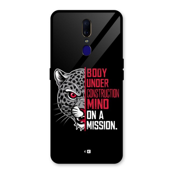 Mind On A Mission Glass Back Case for Oppo F11