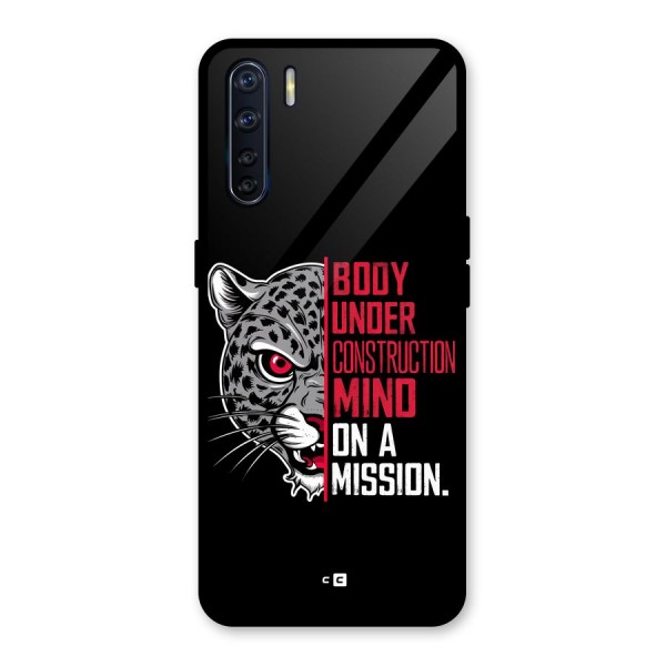 Mind On A Mission Glass Back Case for Oppo F15