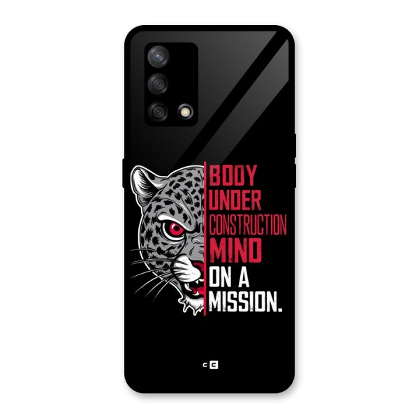 Mind On A Mission Glass Back Case for Oppo F19