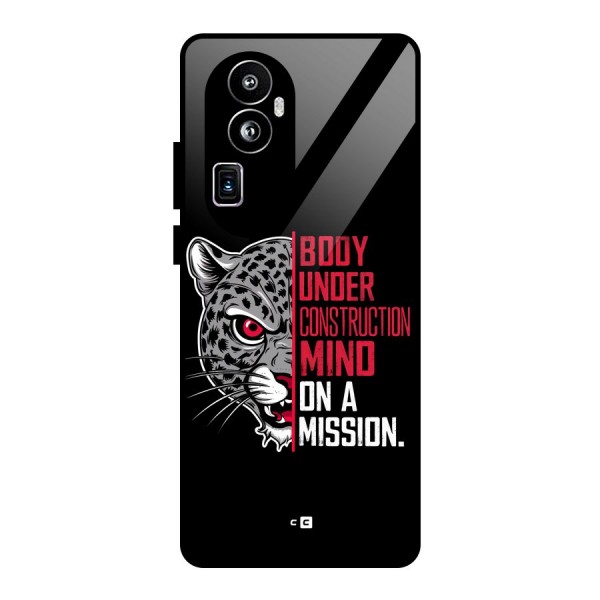Mind On A Mission Glass Back Case for Oppo Reno10 Pro Plus