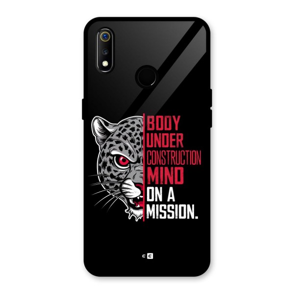 Mind On A Mission Glass Back Case for Realme 3