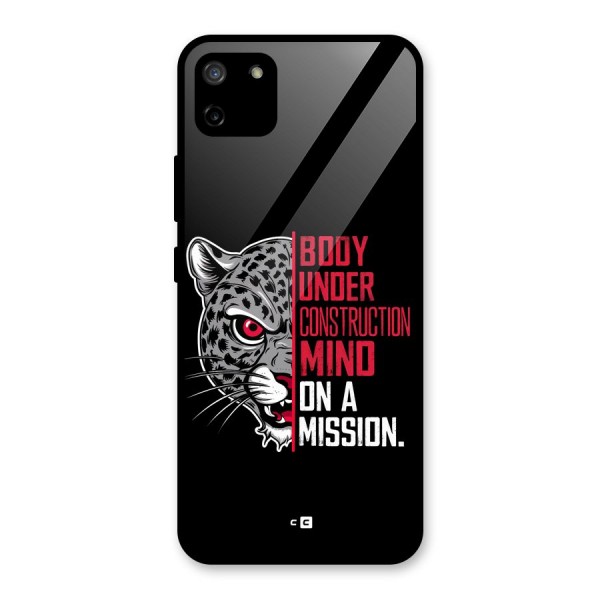 Mind On A Mission Glass Back Case for Realme C11