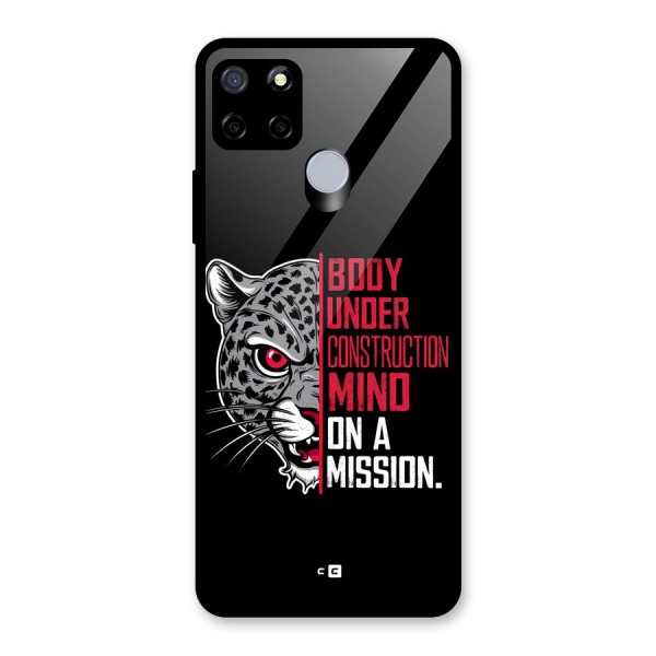 Mind On A Mission Glass Back Case for Realme C15