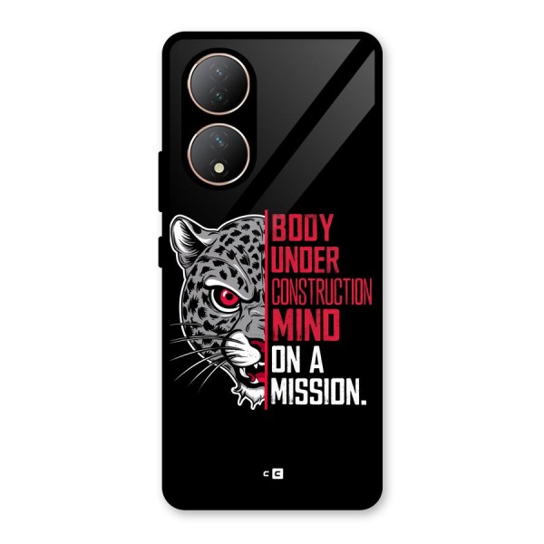 Mind On A Mission Glass Back Case for Vivo T2