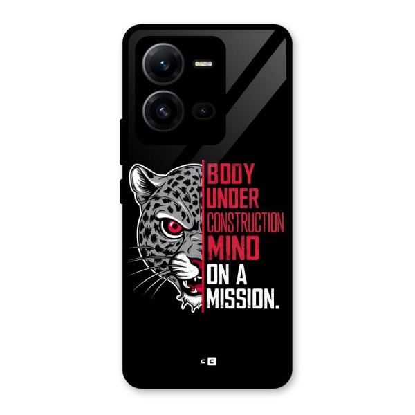 Mind On A Mission Glass Back Case for Vivo V25