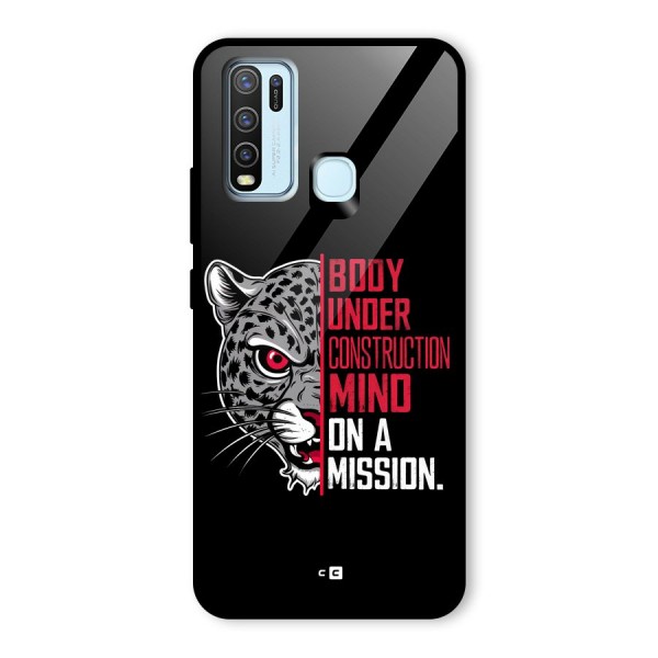 Mind On A Mission Glass Back Case for Vivo Y30