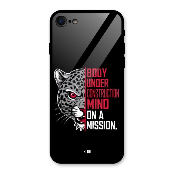 Mind On A Mission Glass Back Case for iPhone 8