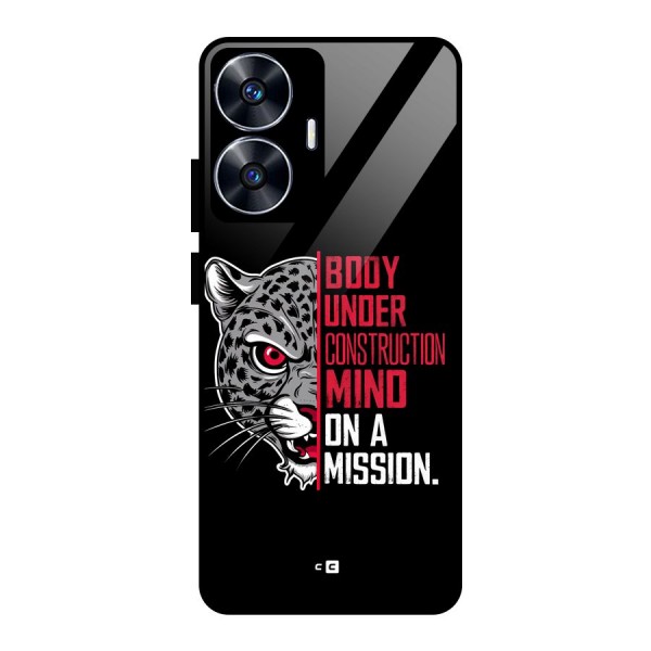 Mind On A Mission Glass Back Case for realme C55