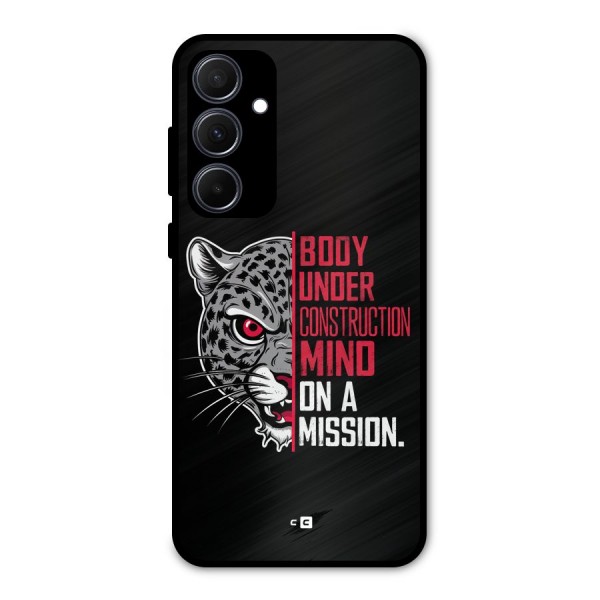 Mind On A Mission Metal Back Case for Galaxy A35