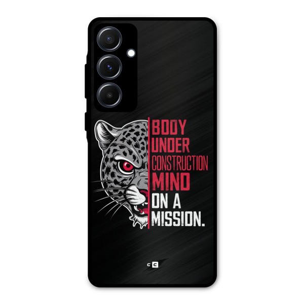 Mind On A Mission Metal Back Case for Galaxy A55