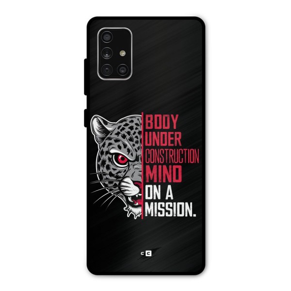 Mind On A Mission Metal Back Case for Galaxy A71