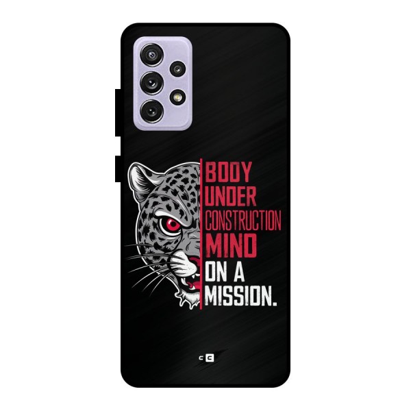 Mind On A Mission Metal Back Case for Galaxy A72