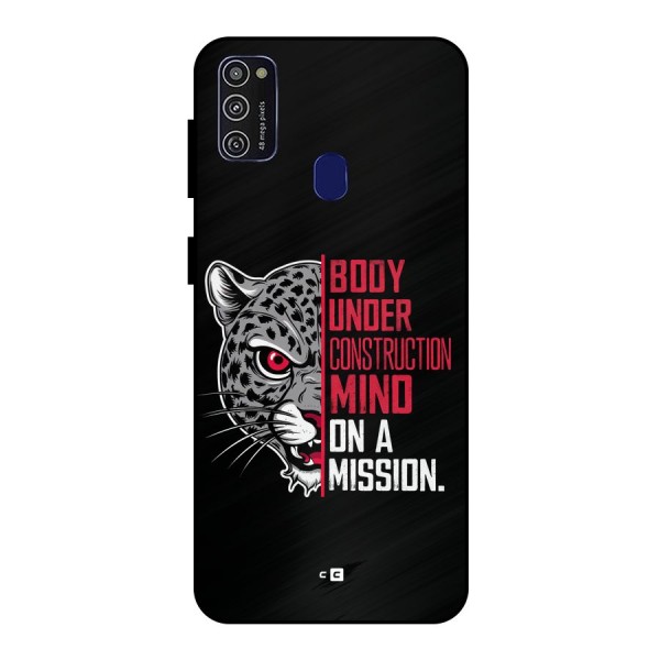 Mind On A Mission Metal Back Case for Galaxy M30s