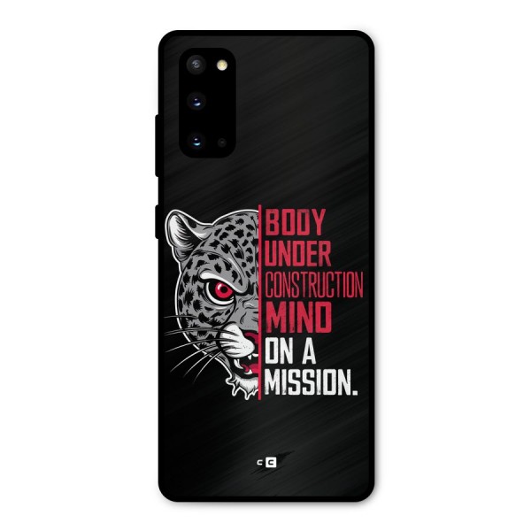 Mind On A Mission Metal Back Case for Galaxy S20