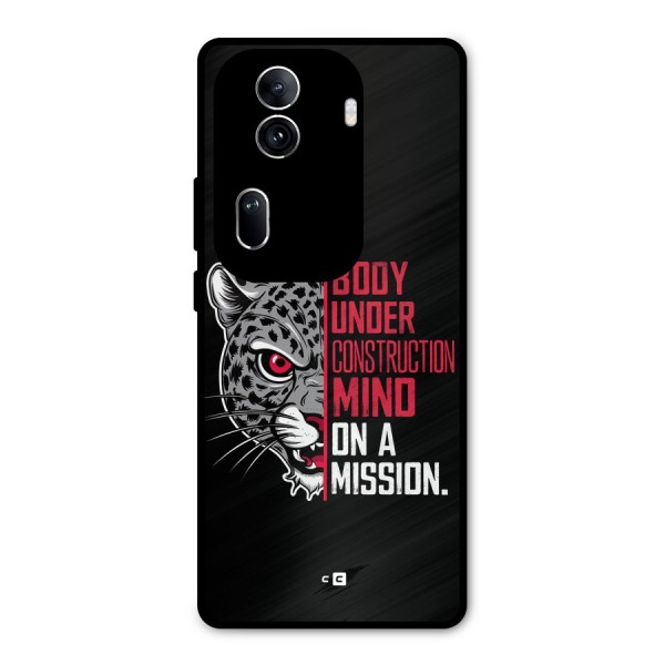 Mind On A Mission Metal Back Case for Oppo Reno11 Pro 5G