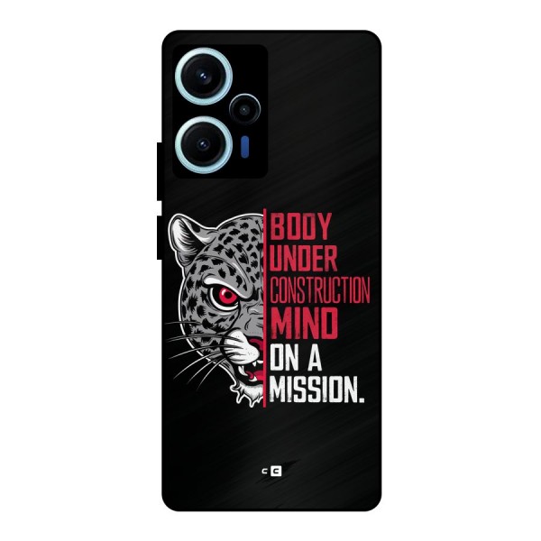 Mind On A Mission Metal Back Case for Poco F5