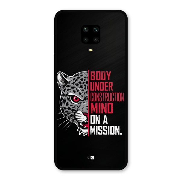 Mind On A Mission Metal Back Case for Poco M2