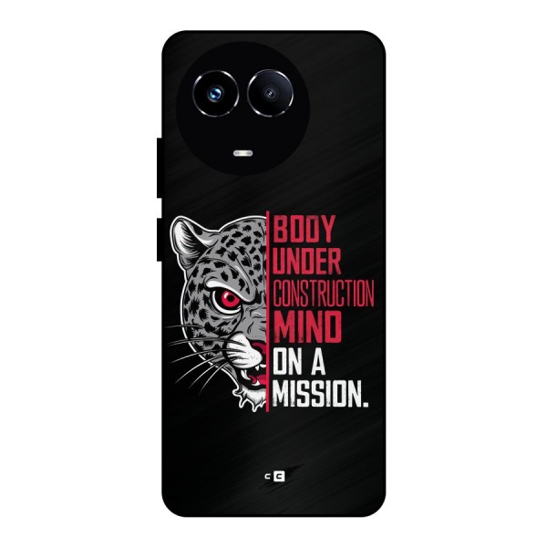 Mind On A Mission Metal Back Case for Realme 11X