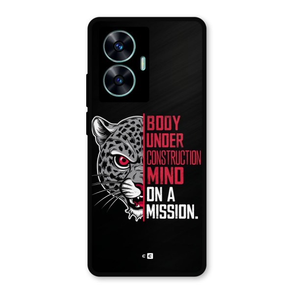 Mind On A Mission Metal Back Case for Realme C55