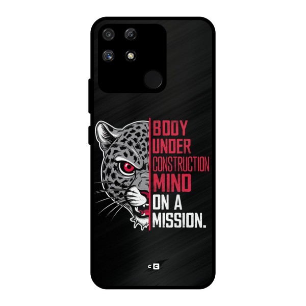 Mind On A Mission Metal Back Case for Realme Narzo 50A