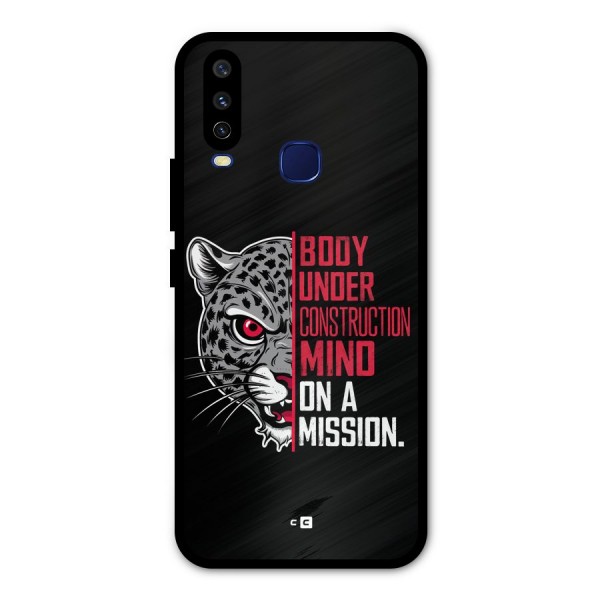 Mind On A Mission Metal Back Case for Vivo U10