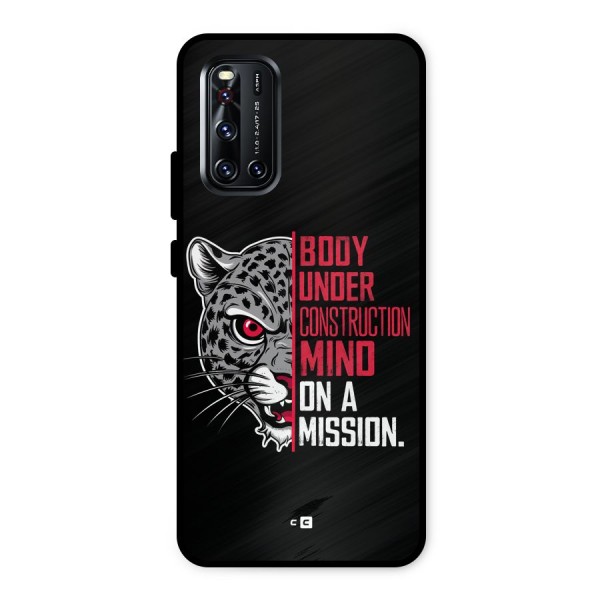 Mind On A Mission Metal Back Case for Vivo V19