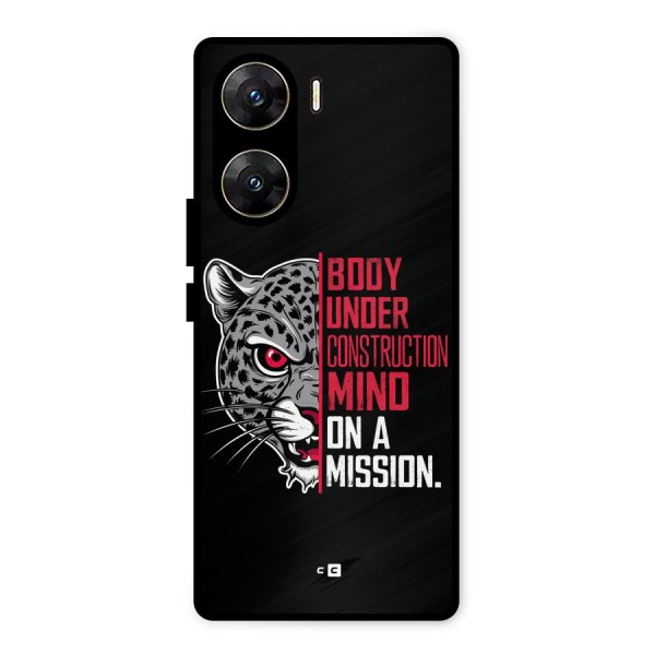 Mind On A Mission Metal Back Case for Vivo V29e