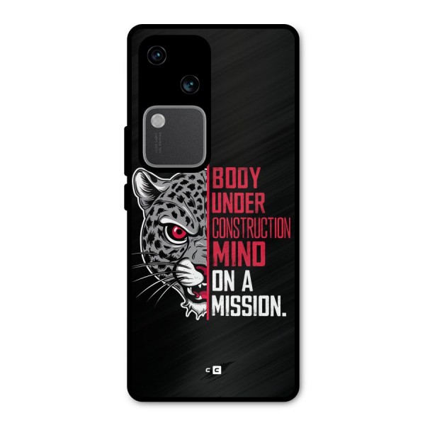 Mind On A Mission Metal Back Case for Vivo V30