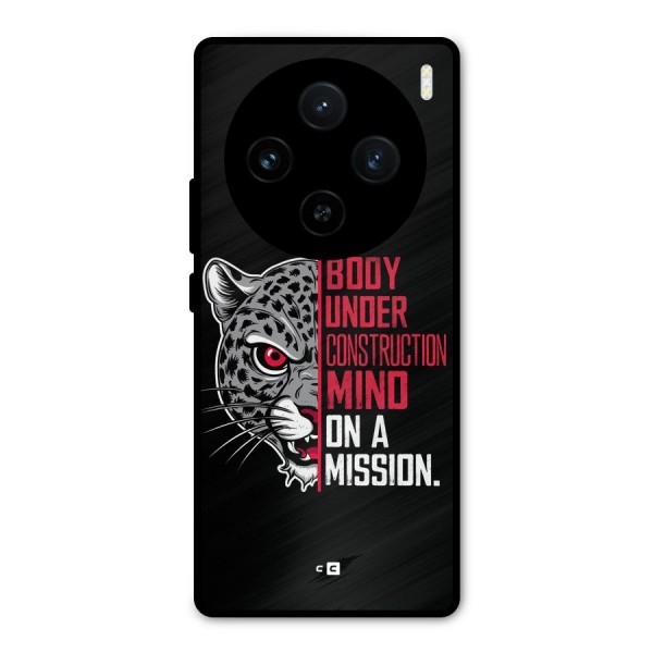 Mind On A Mission Metal Back Case for Vivo X100