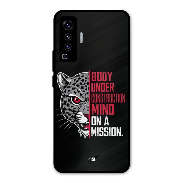 Mind On A Mission Metal Back Case for Vivo X50