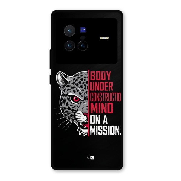 Mind On A Mission Metal Back Case for Vivo X80