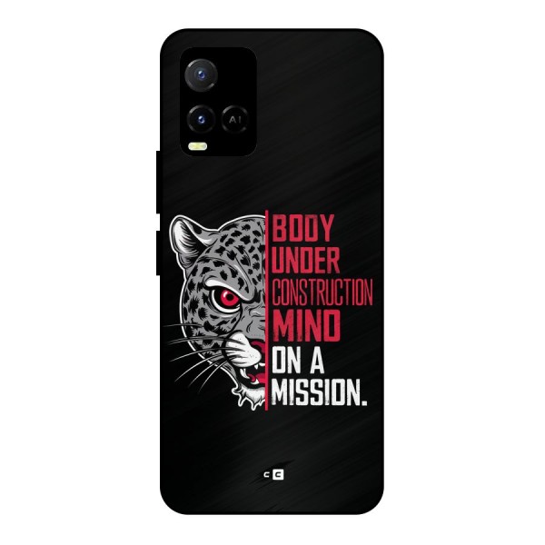 Mind On A Mission Metal Back Case for Vivo Y21