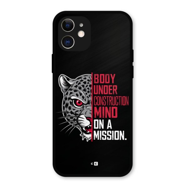 Mind On A Mission Metal Back Case for iPhone 12