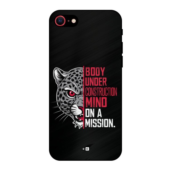 Mind On A Mission Metal Back Case for iPhone 8