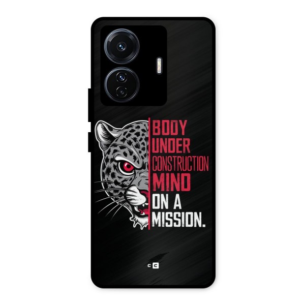 Mind On A Mission Metal Back Case for iQOO Z6