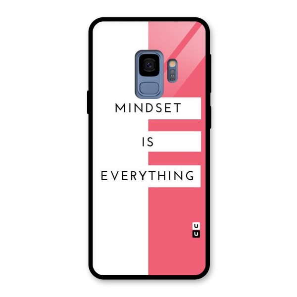 Mindset is Everything Glass Back Case for Galaxy S9