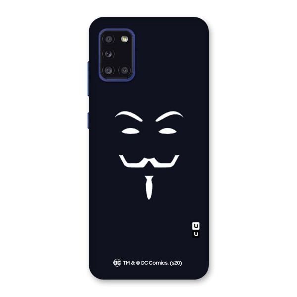 Minimal Anonymous Mask Back Case for Galaxy A31