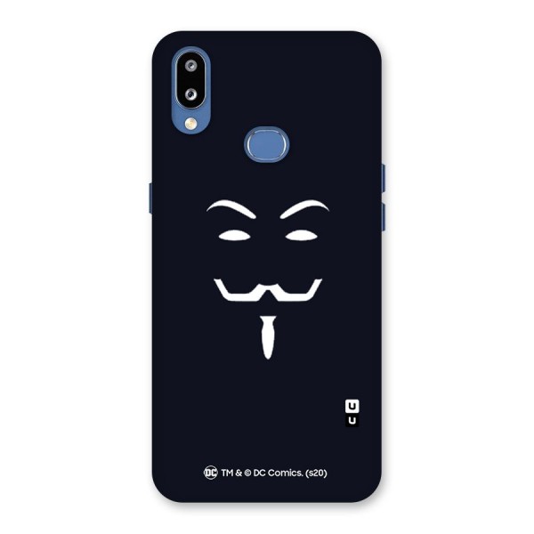 Minimal Anonymous Mask Back Case for Galaxy M01s