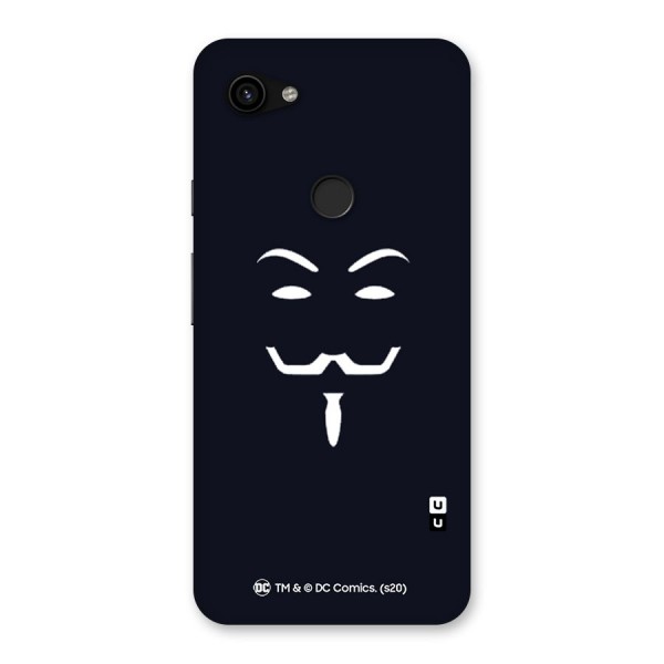 Minimal Anonymous Mask Back Case for Google Pixel 3a XL