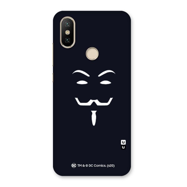 Minimal Anonymous Mask Back Case for Mi A2