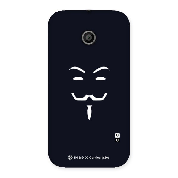 Minimal Anonymous Mask Back Case for Moto E