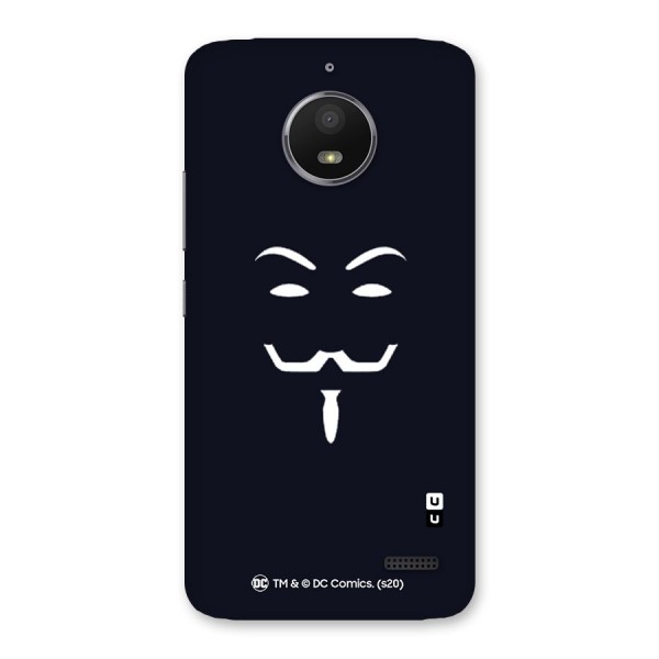 Minimal Anonymous Mask Back Case for Moto E4