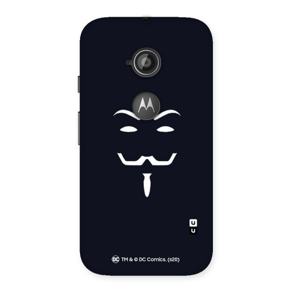 Minimal Anonymous Mask Back Case for Moto E 2nd Gen