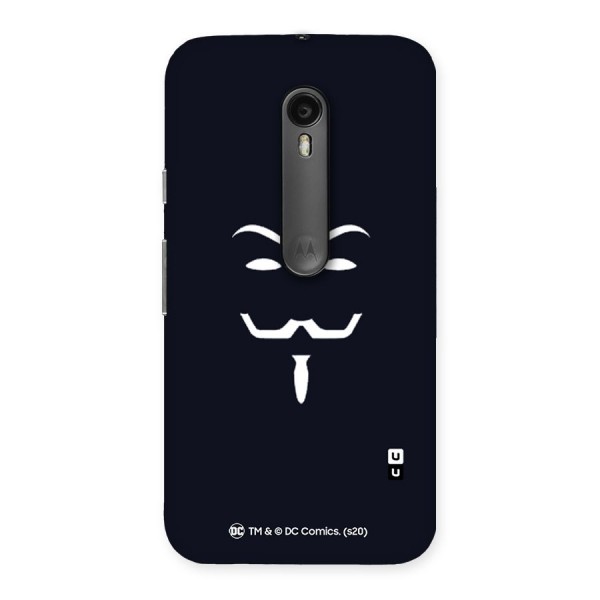 Minimal Anonymous Mask Back Case for Moto G3