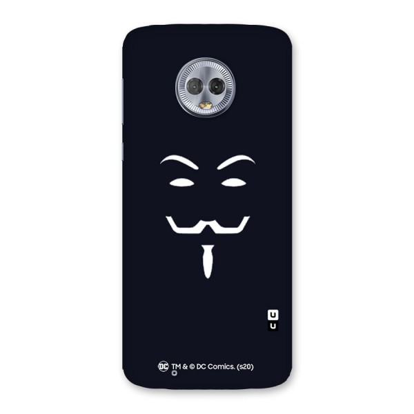 Minimal Anonymous Mask Back Case for Moto G6