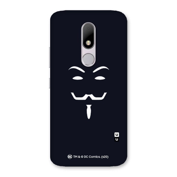 Minimal Anonymous Mask Back Case for Moto M