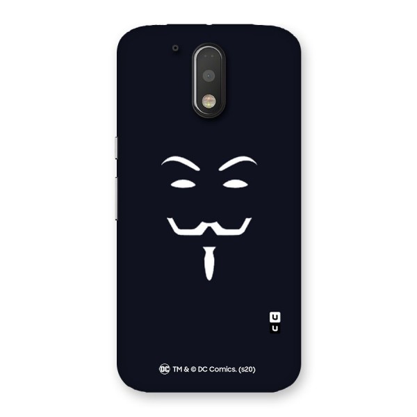 Minimal Anonymous Mask Back Case for Motorola Moto G4