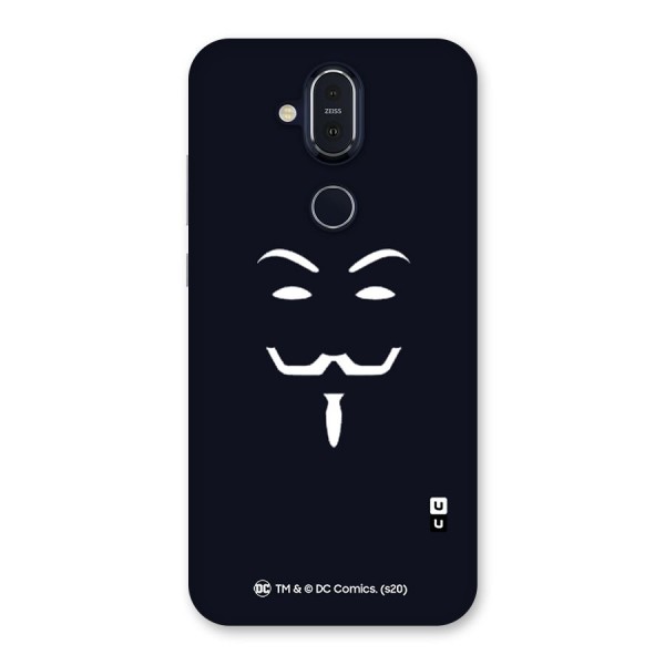 Minimal Anonymous Mask Back Case for Nokia 8.1