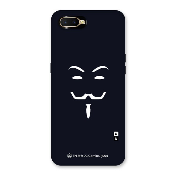 Minimal Anonymous Mask Back Case for Oppo K1