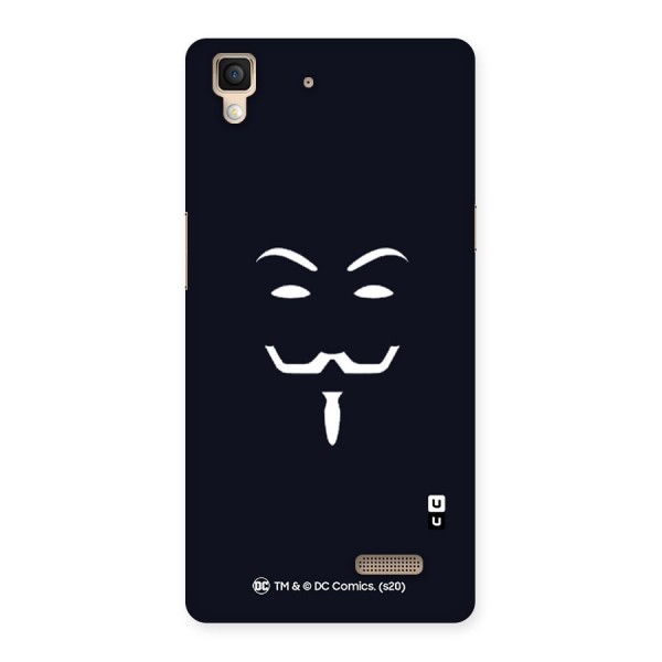 Minimal Anonymous Mask Back Case for Oppo R7